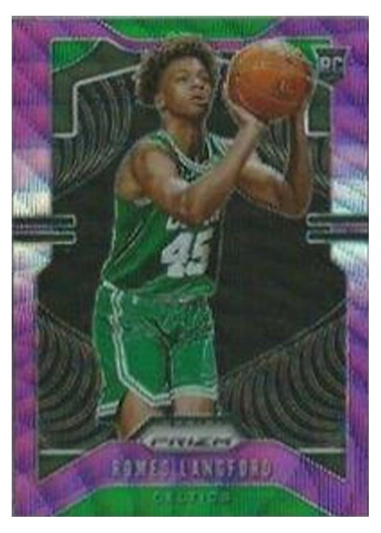 2019-20 Panini Prizm Base Set Romeo Langford #260 card