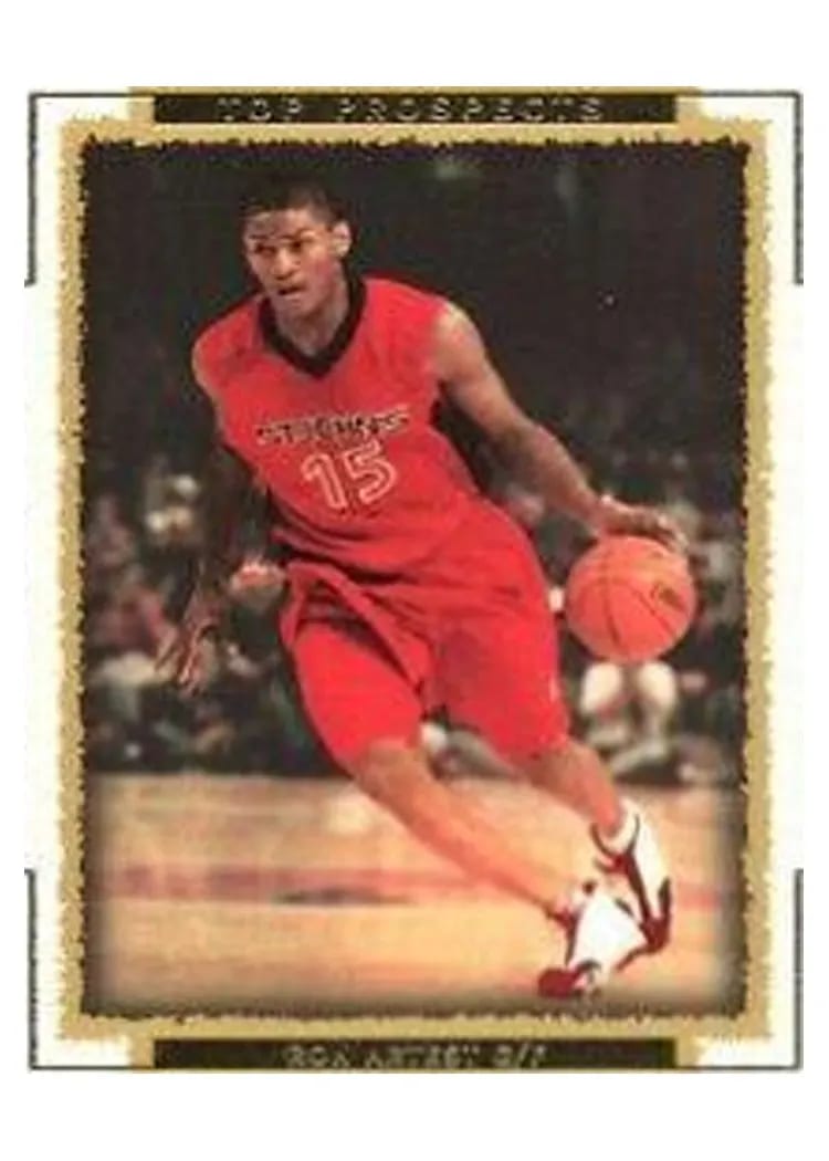 1999 SP Top Prospects Ron Artest #17 card