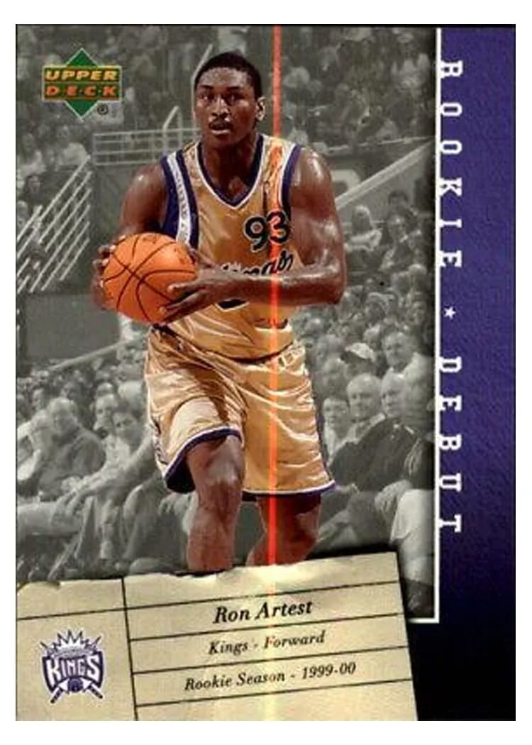 2006 Upper Deck Rookie Debut ron artest #83 card