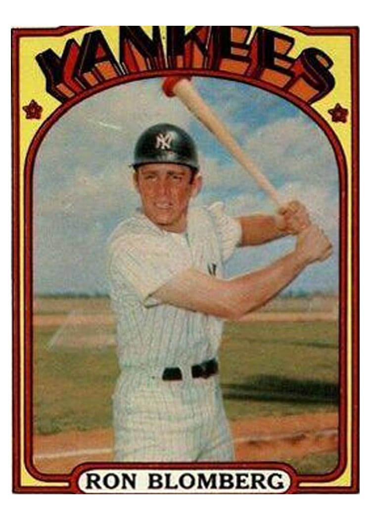 1972 Topps Ron Blomberg #203 card