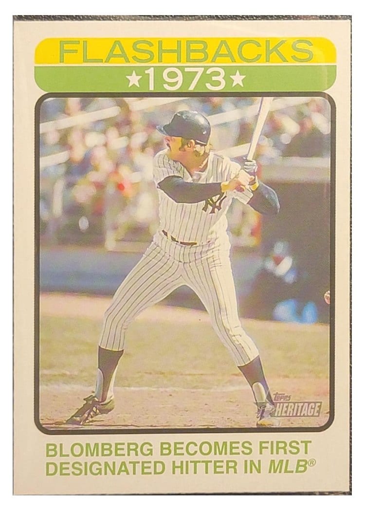 2022 Topps Heritage Baseball Flashbacks Ron Blomberg #BF-2 card