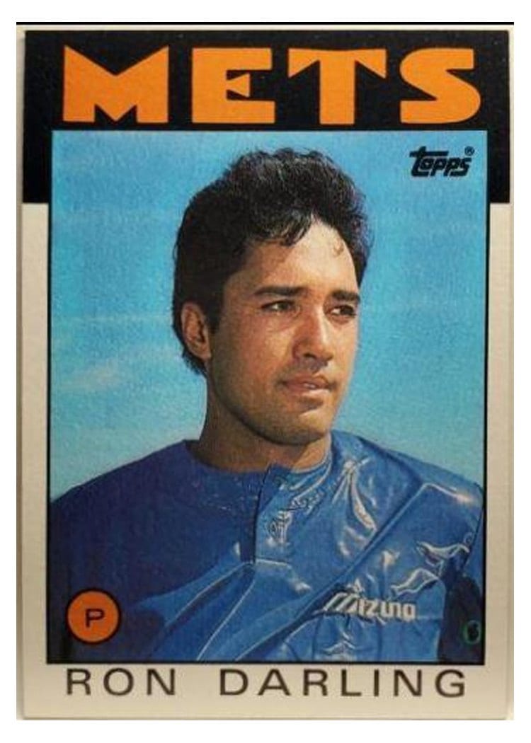 1986 Topps Ron Darling #225 card