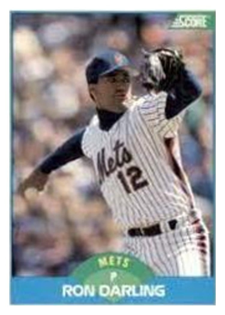 1989 Score Ron Darling #180 card
