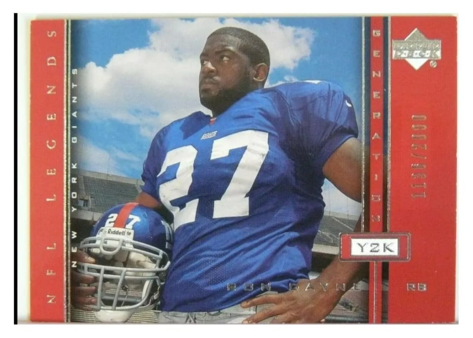 2000 Upper Deck Legends Ron Dayne #103 card