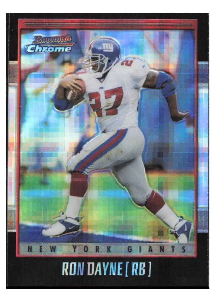 2001 Bowman Chrome Ron Dayne #33 card