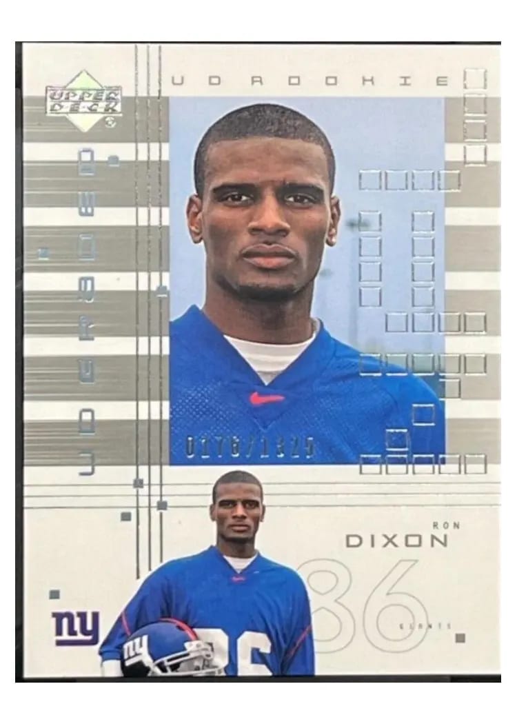 2000 Upper Deck Graded Ron Dixon #91 card