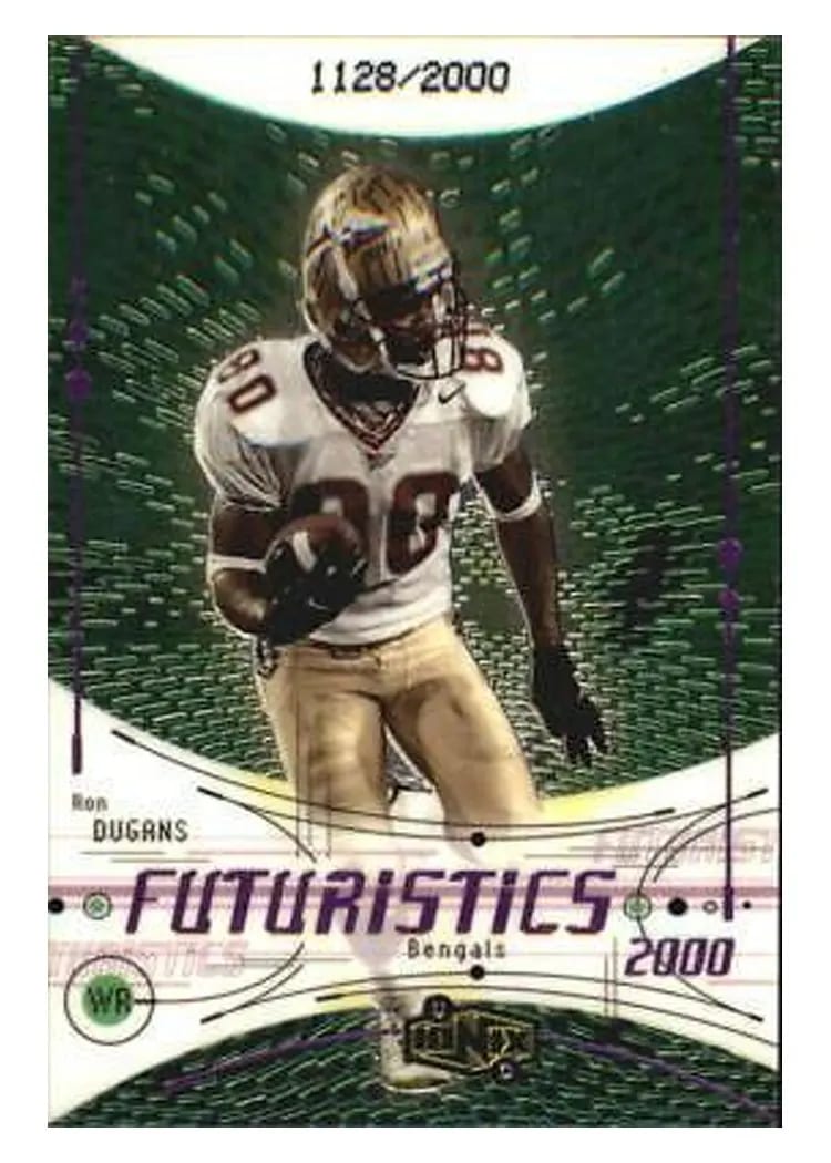 2000 Upper Deck Ionix Ron Dugans #113 card