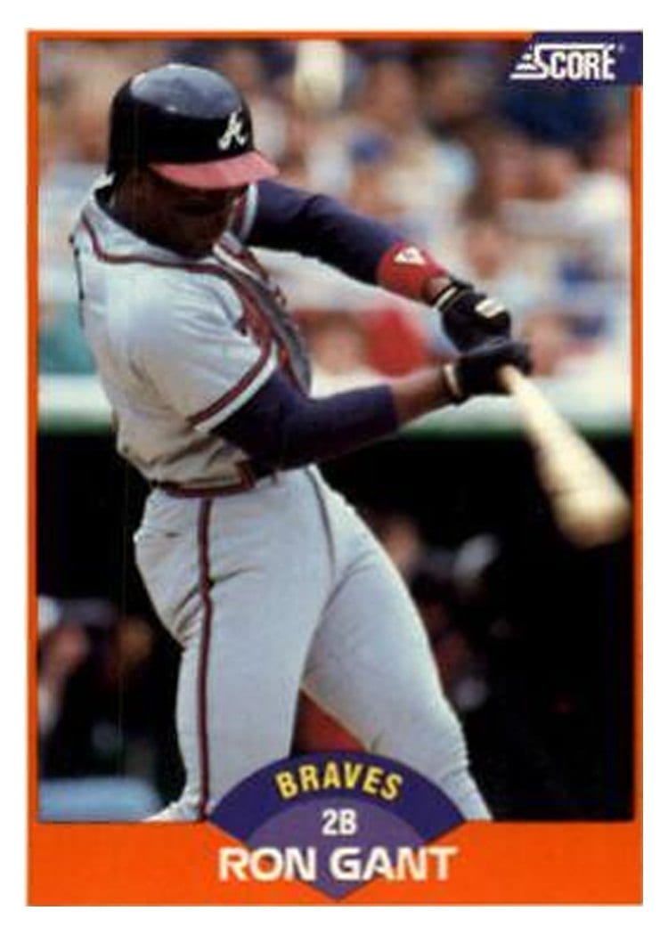 1989 Score Ron Gant #372 card