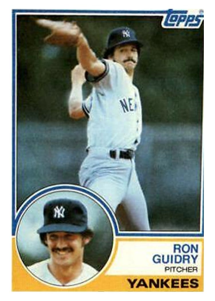 1983 Topps Ron Guidry #440 card
