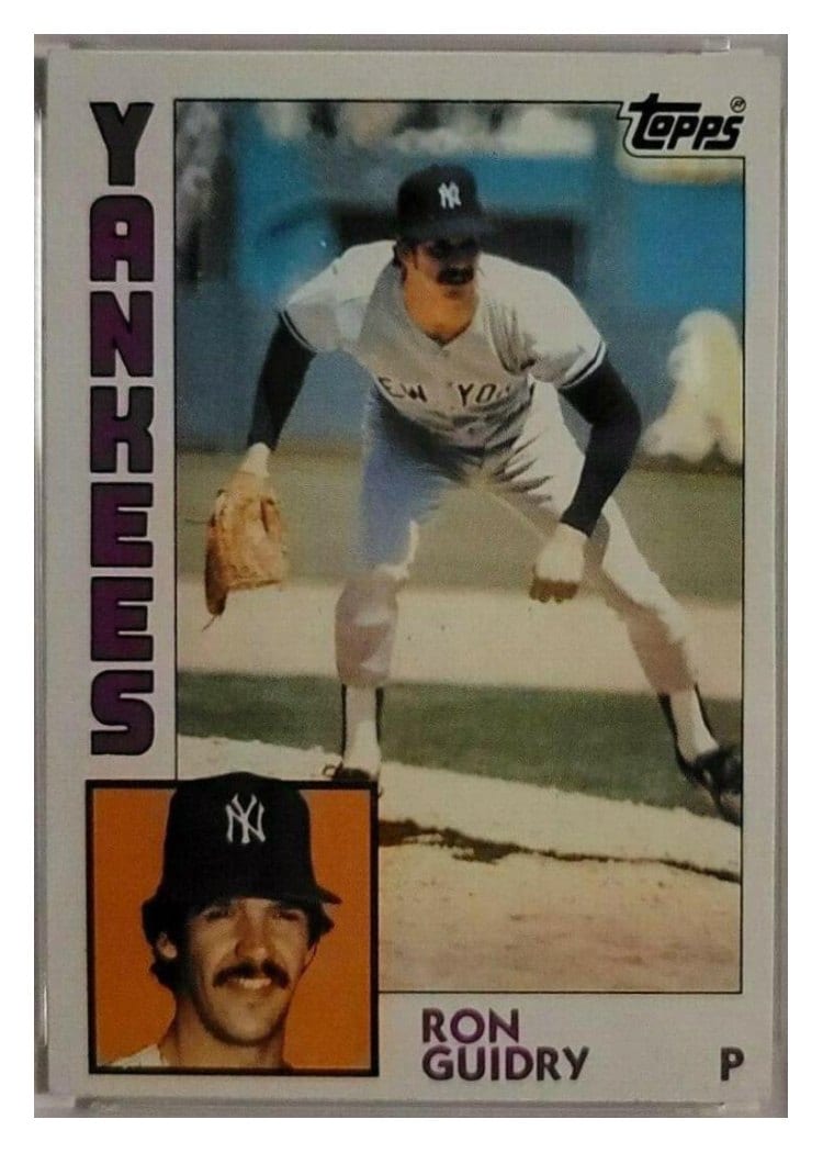 1984 Topps Ron Guidry #110 card