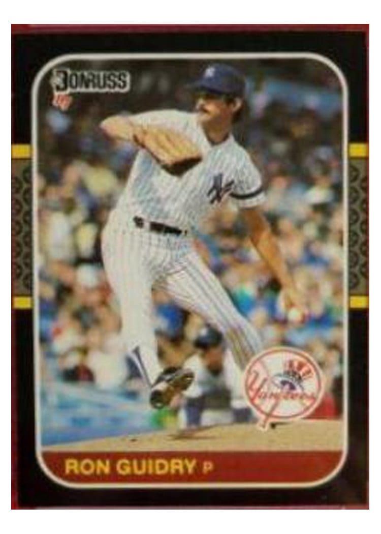 1987 Donruss Ron Guidry #93 card