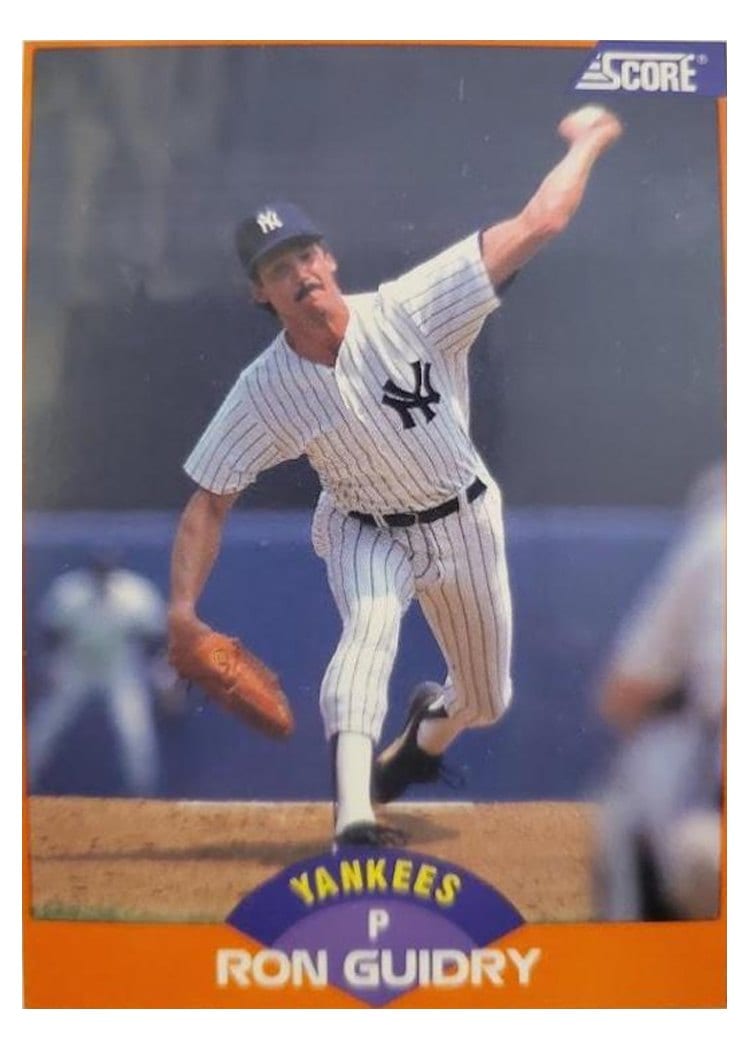 1989 Score Ron Guidry #342 card