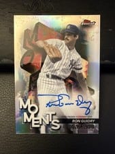 2024 Finest Moments Autographs Ron Guidry #FMA-RG