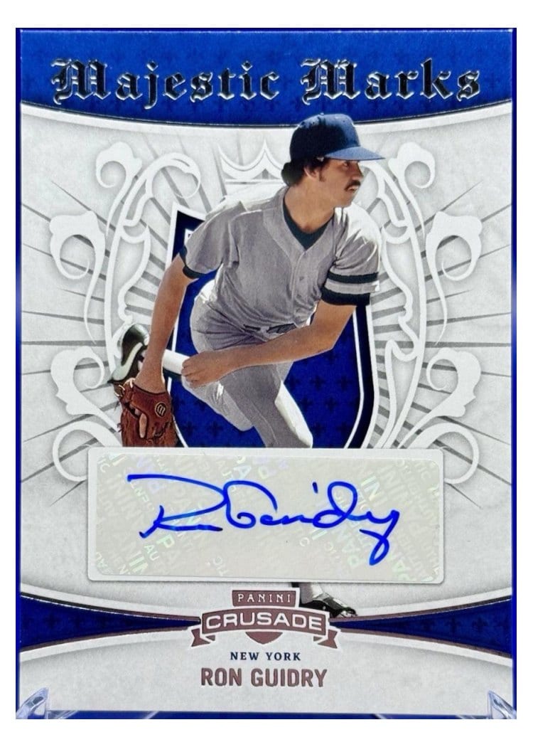 2024 Panini Crusade Majestic Marks Ron Guidry #MM-RG card