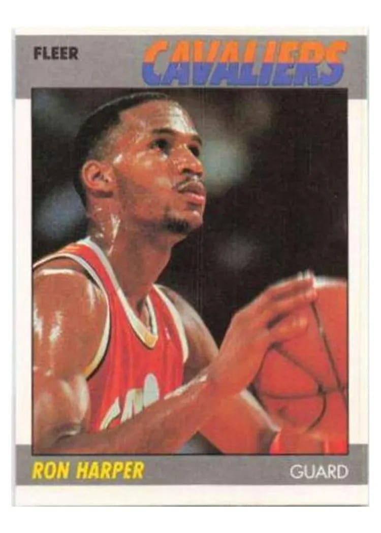 1987 Fleer Ron Harper #49 card