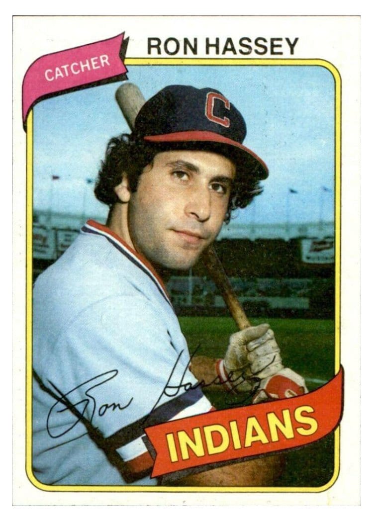 1980 Topps Ron Hassey #222 card