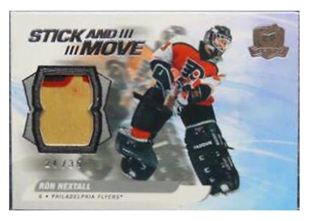 2020-21 Upper Deck The Cup Stick and Move Ron Hextall #SM-RH card