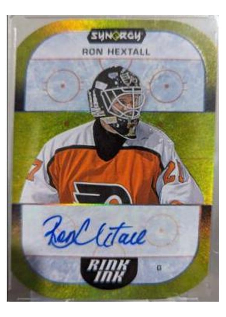 2022-23 Upper Deck Synergy Rink Ink Ron Hextall #RI-HE card
