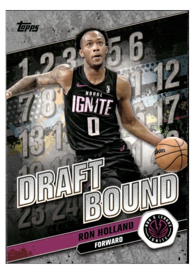 2023-24 Topps G League Draft Bound Ron Holland #DB-1 card