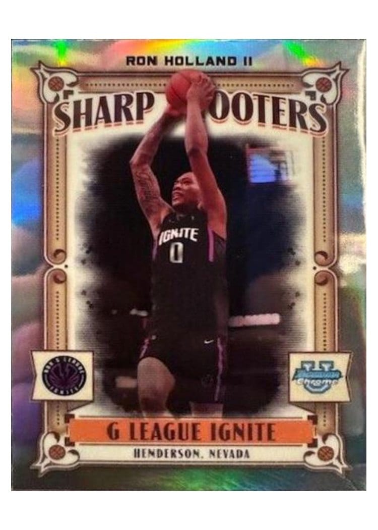 2023-24 Bowman University Chrome Sharp Shooters Ron Holland II #SS-6 card