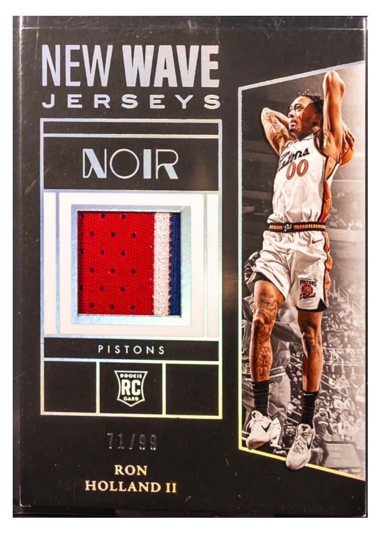 2024-25 Panini Noir New Wave Jerseys Set Ron Holland II #1 card