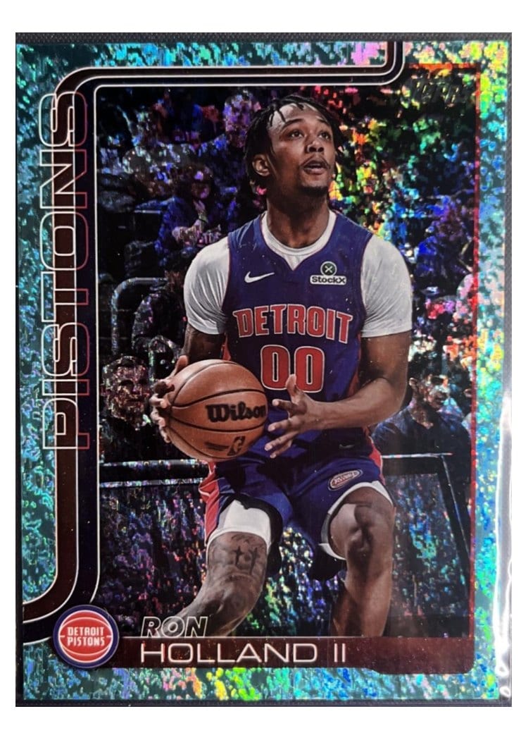 2025-26 Topps Base Set Ron Holland II Holo Aqua Foil #42 card