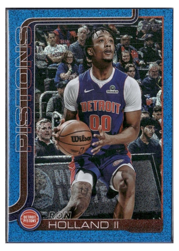 2025-26 Topps Base Set Ron Holland II Blue Sandglitter #42 card