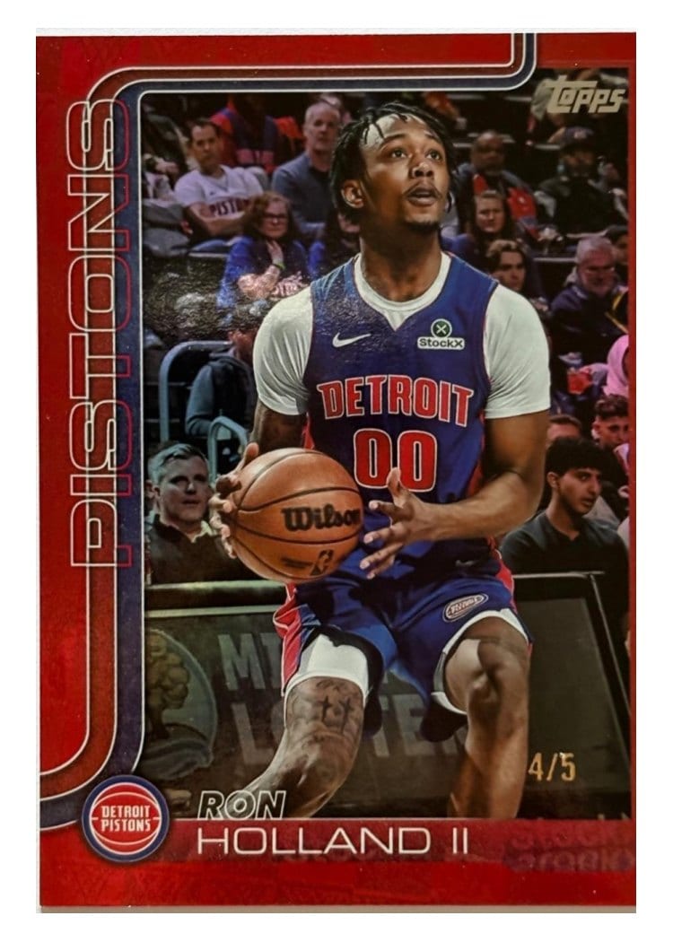 2025-26 Topps Base Set Ron Holland II Holo Red Foil #42 card