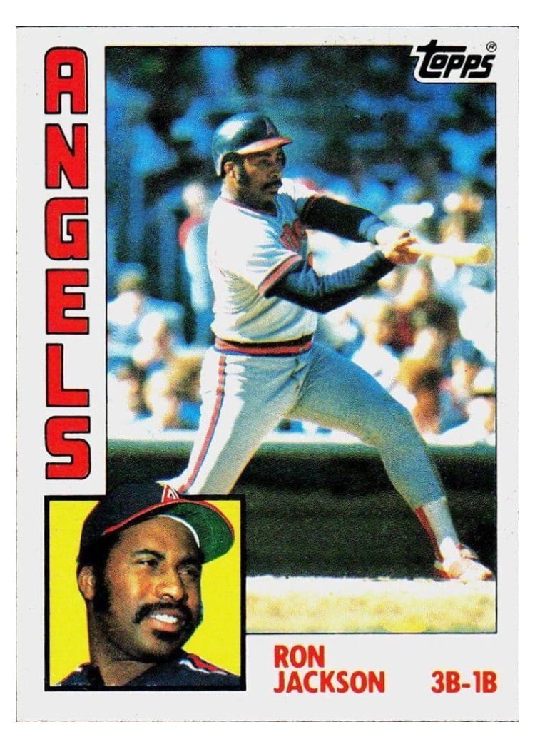 1984 Topps Ron Jackson #548 card