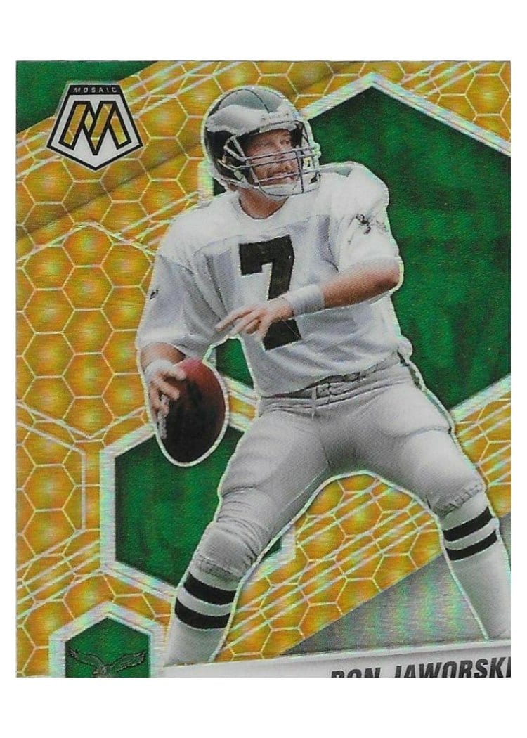 2021 Panini Mosaic Base Set Ron Jaworski #162 card
