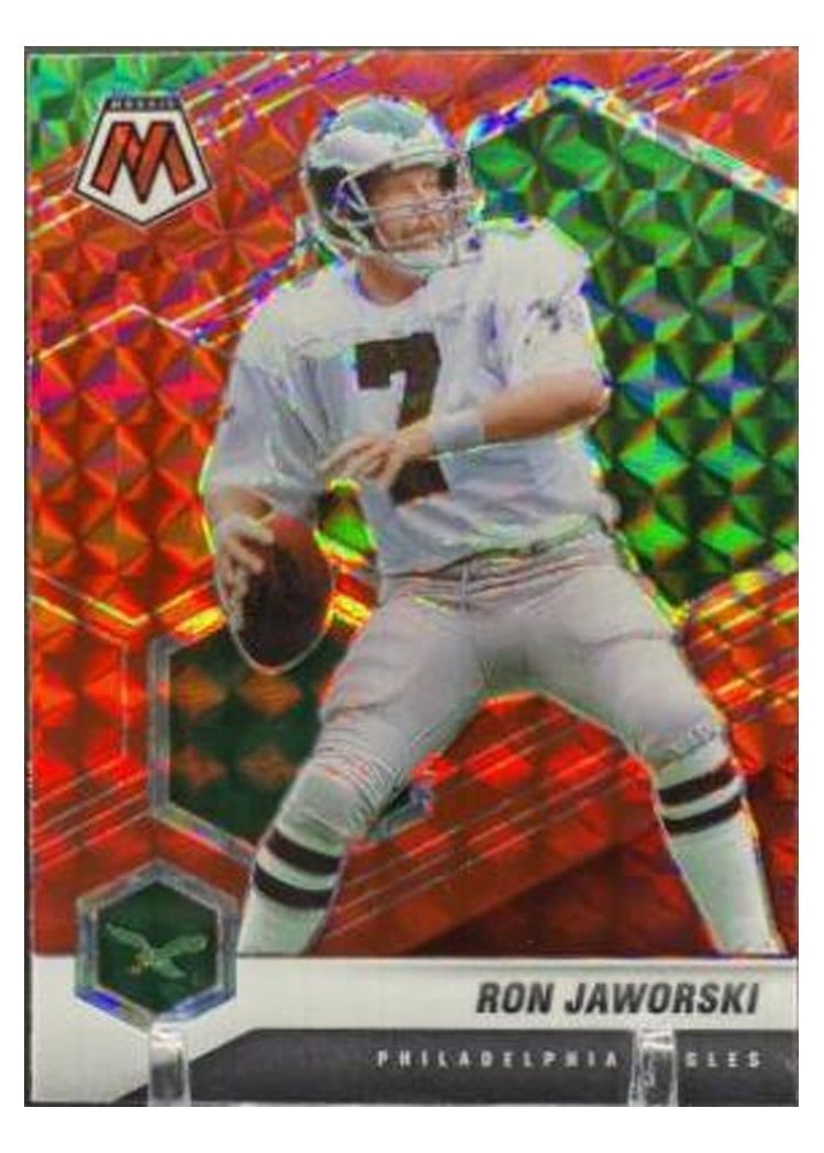 2021 Panini Mosaic Base Set Ron Jaworski #162 card