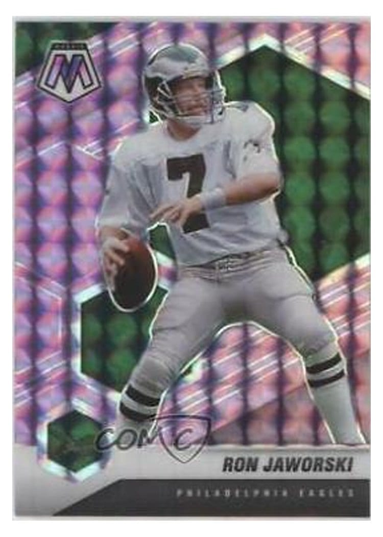 2021 Panini Mosaic Base Set Ron Jaworski #162 card