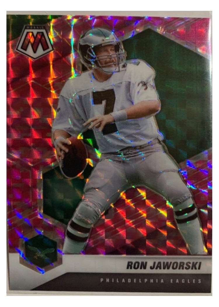 2021 Panini Mosaic Base Set Ron Jaworski #162 card