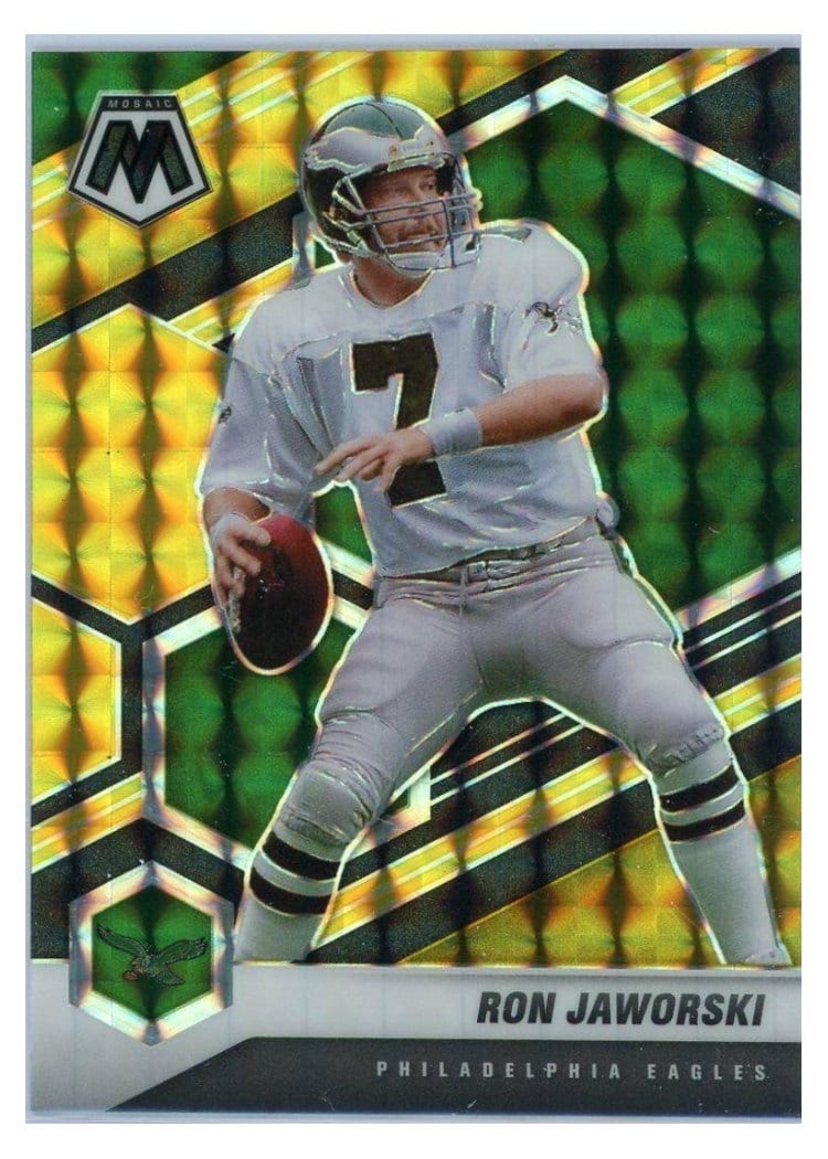 2021 Panini Mosaic Base Set Ron Jaworski #162 card