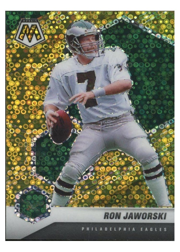2021 Panini Mosaic Base Set Ron Jaworski #162 card