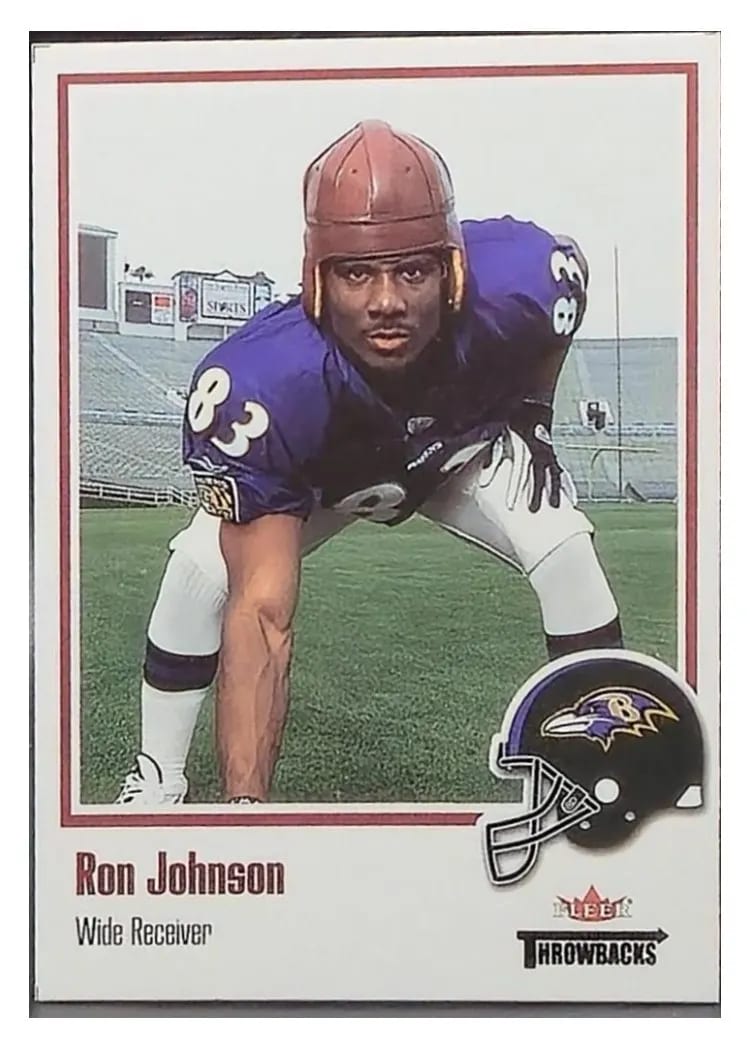 2002 Fleer Throwbacks Ron Johnson #112 card
