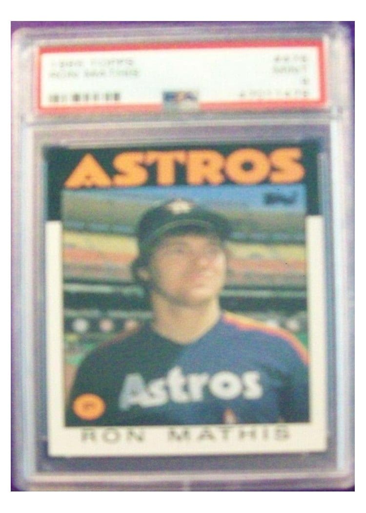 1986 Topps Ron Mathis #476 card