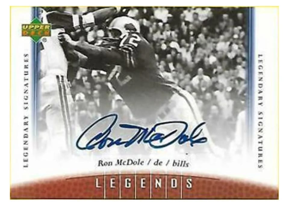 2006 Upper Deck Legends Ron McDole #62 card