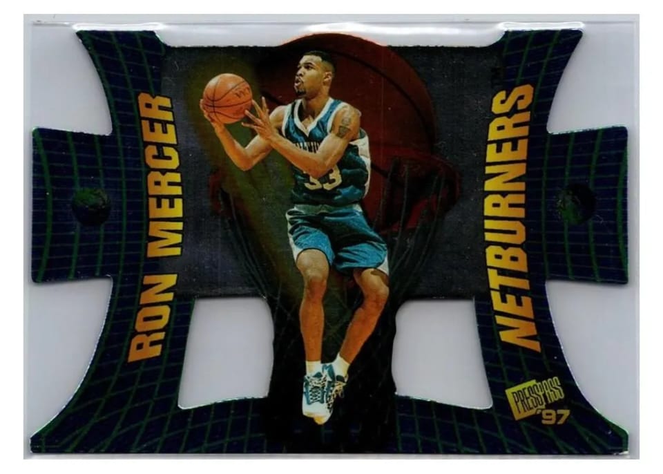 1997 Press Pass Net Burners Ron Mercer #NB 2 card