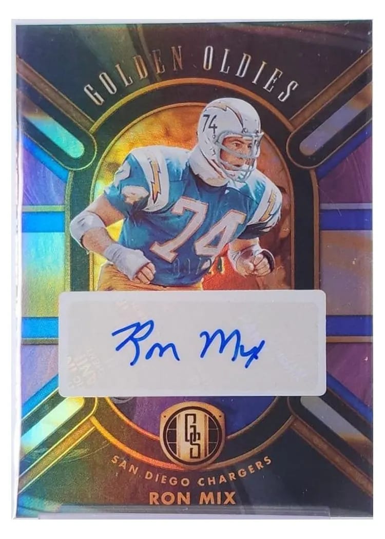 2024 Panini Gold Standard Golden Oldies Autograph Ron Mix #GO-RMX card