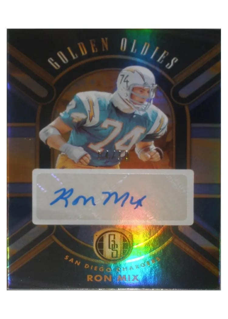 2024 Panini Gold Standard Golden Oldies Autograph Ron Mix #GO-RMX card