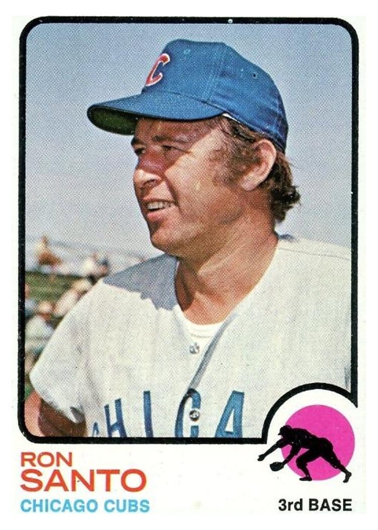 1973 Topps Ron Santo #115 card
