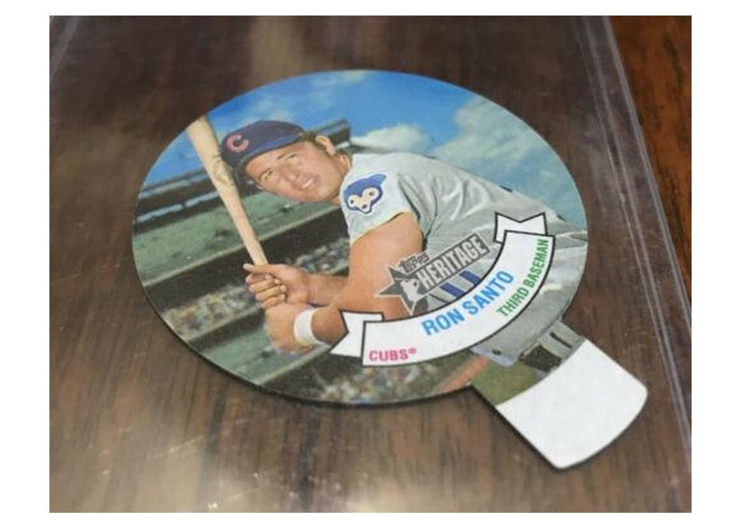 2021 Topps Heritage 1972 Candy Lids Ron Santo #18 card
