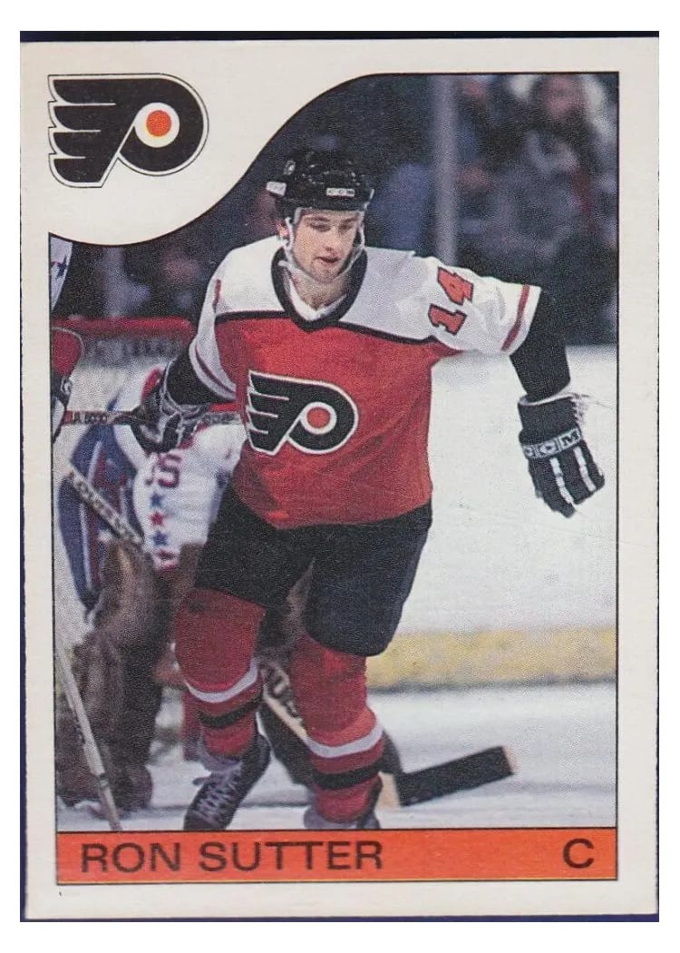 1985 O-Pee-Chee Ron Sutter #6 card