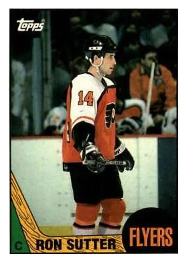 1987 Topps Ron Sutter #113 card