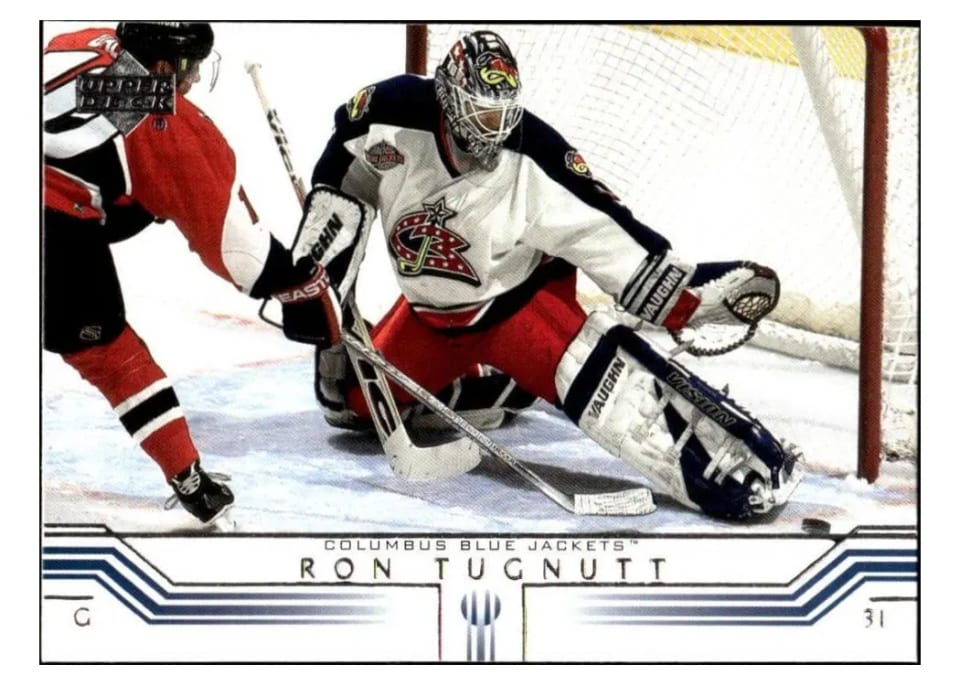 2001 Upper Deck Ron Tugnutt #49 card