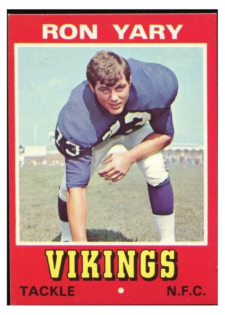 1974 Wonder Bread Ron Yary #30 card