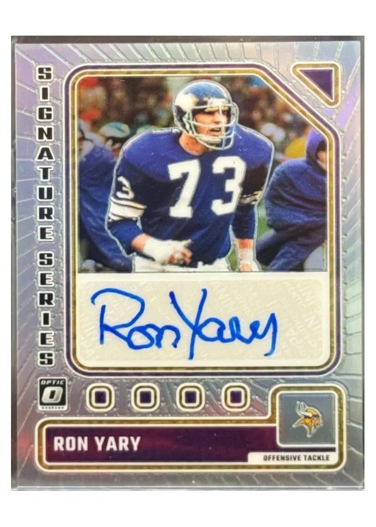 2023 Panini Donruss Optic Signature Series Ron Yary #SS-RY card