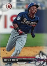 2017 Bowman Draft Ronald Acuna #BD39 card