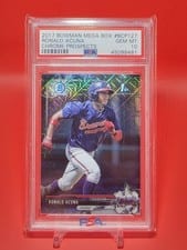 2017 Bowman Mega Box Chrome Prospects Ronald Acuna #BCP127 card